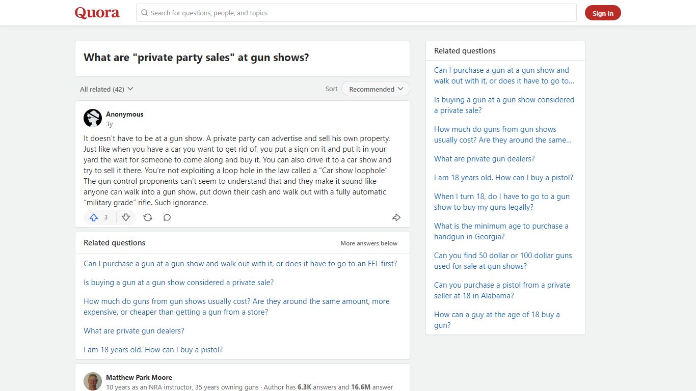What are 'private party sales' at gun shows? - Quora